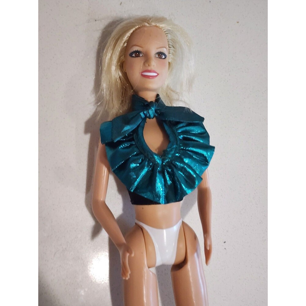 Britney Spears Lucky Music Video Fashion Doll Play Along Shirt Only Hair Cut